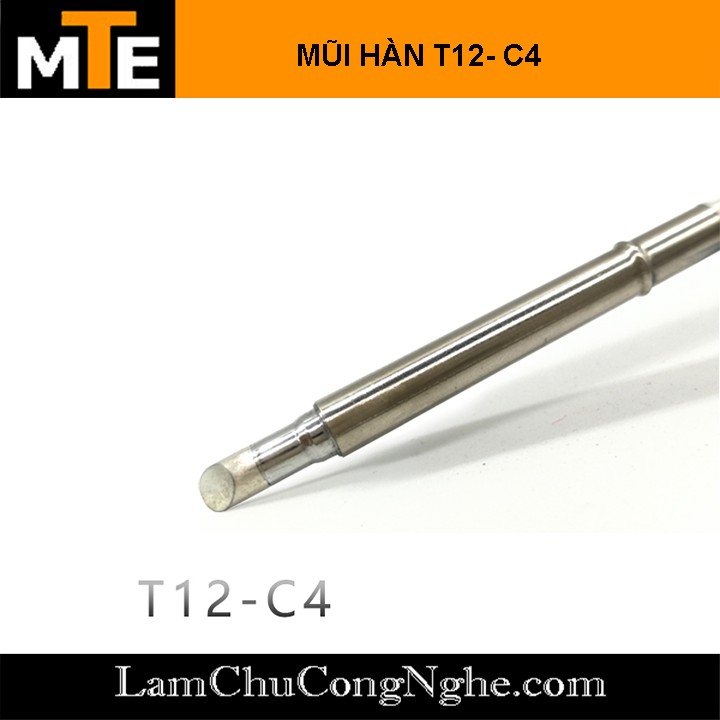 Mũi hàn t12 móng ngựa, tip hàn quicko t12-c4 75w sử dụng cho trạm hàn t12
