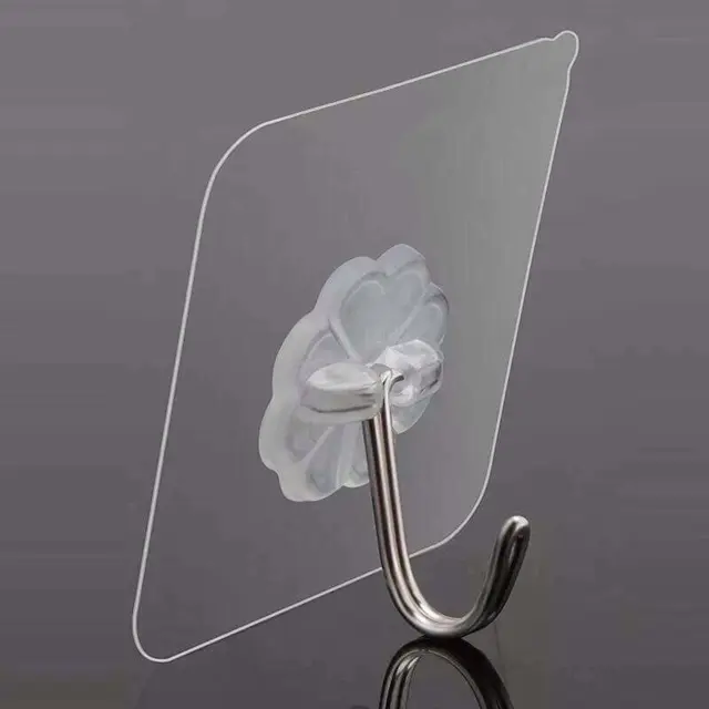 [HCM][Deal 1k] Combo 10 Móc dán tường trong suốt siêu chịu lực