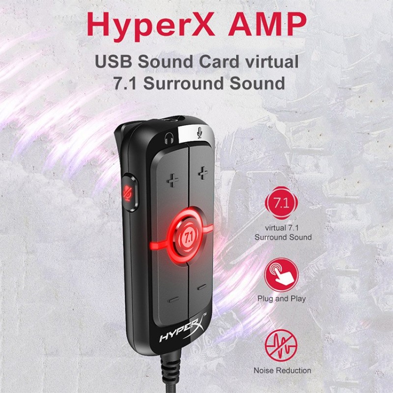 Bảng giá [Nhập ELJAN11 giảm 10%, tối đa 200k, đơn từ 99k]Sound card âm thanh 7.1 hyperx amp chất lượng đảm bảo an toàn đến sức khỏe người sử dụng cam kết hàng đúng mô tả Phong Vũ