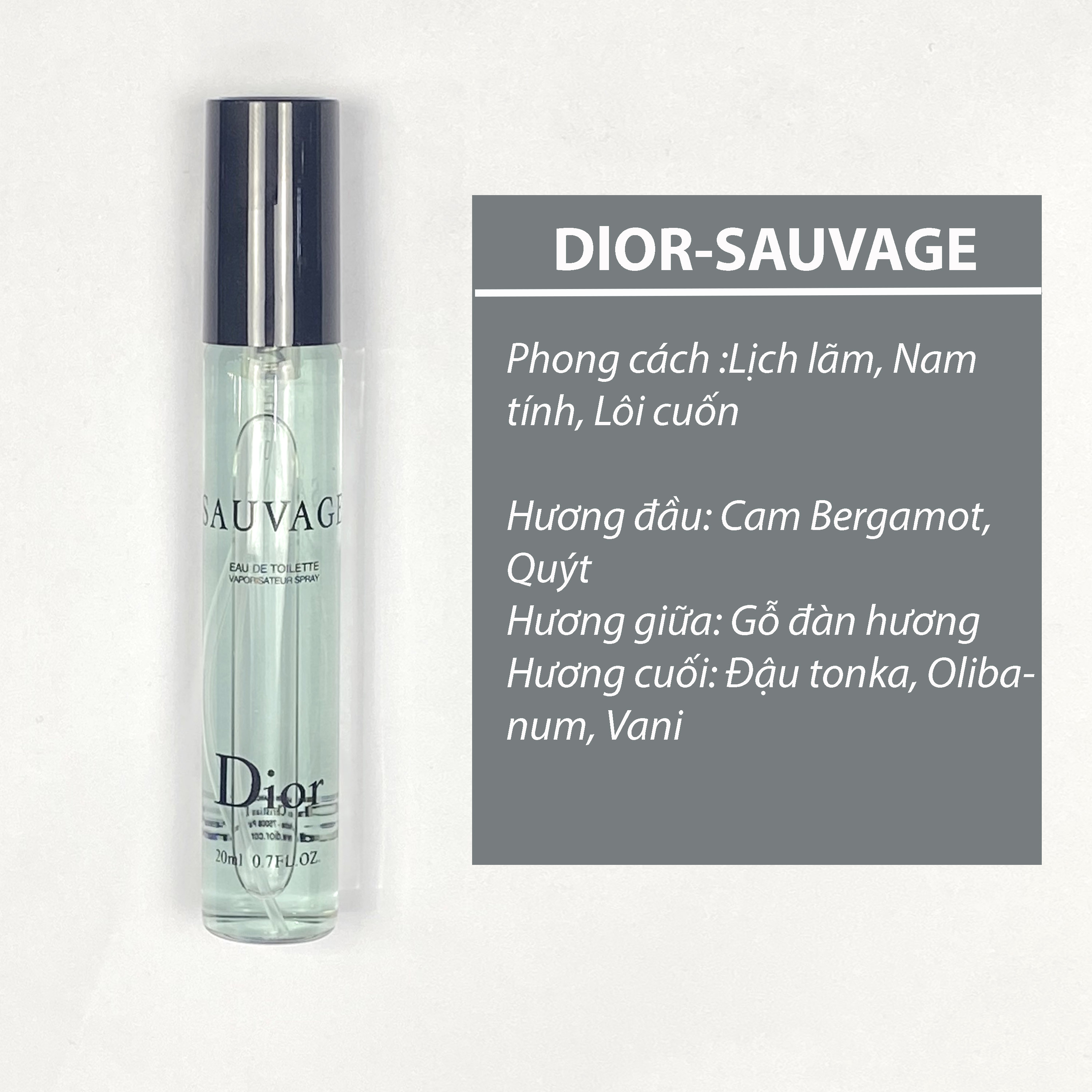 Chiết Dior Sauvage EDP 20ml  Tiến Perfume