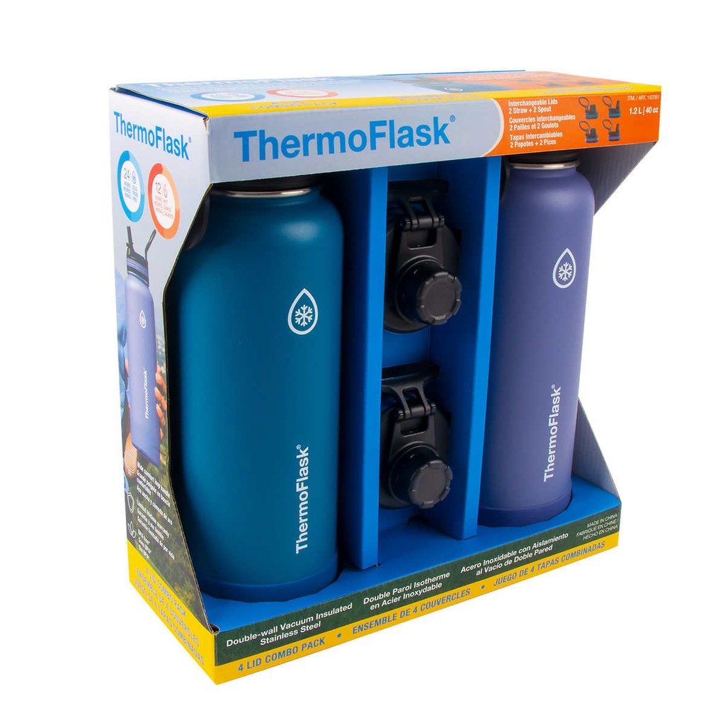 [Tách set] Set bình giữ nhiệt ThermoFlask 40oz/1.1L