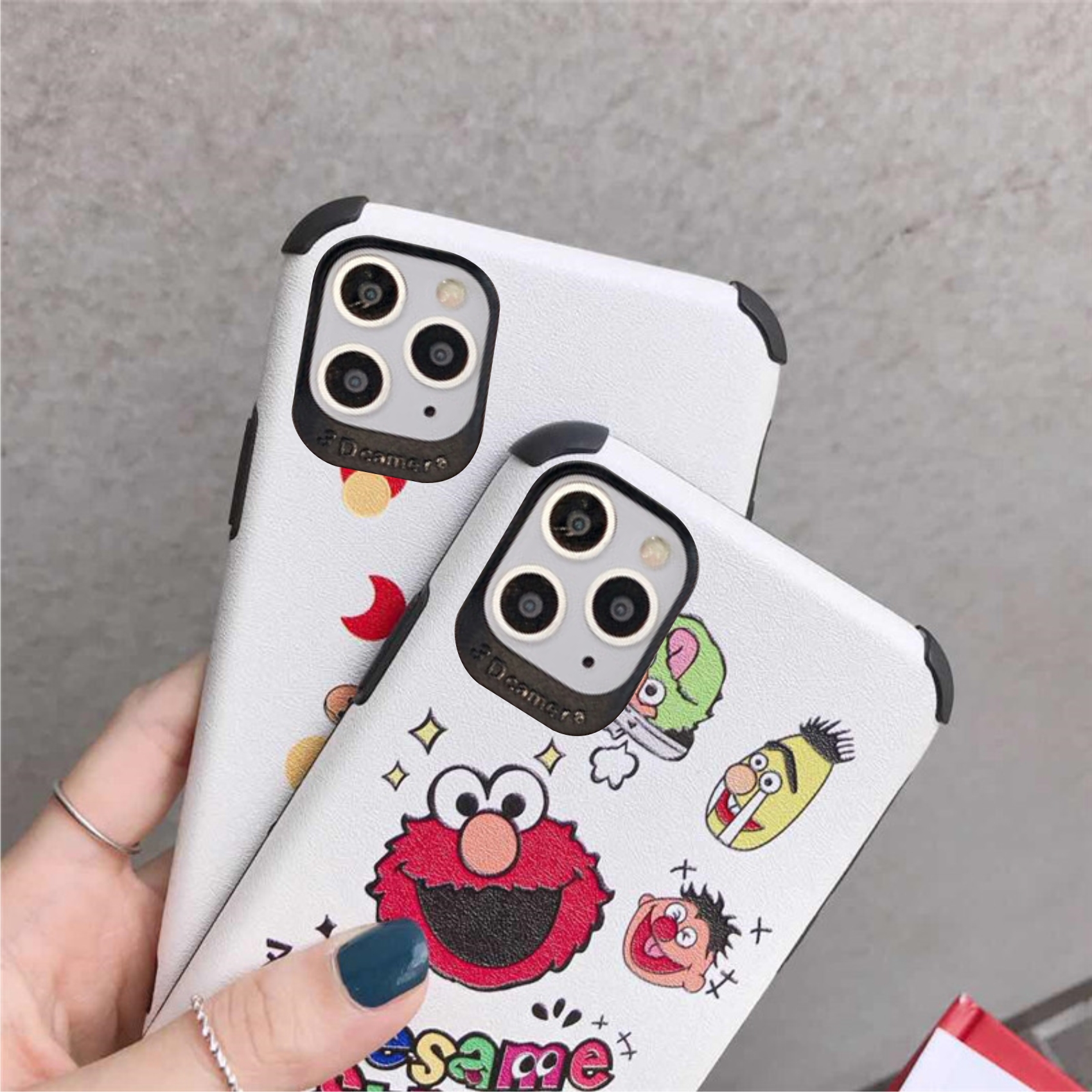 Ốp Lưng Da IMD KAWS