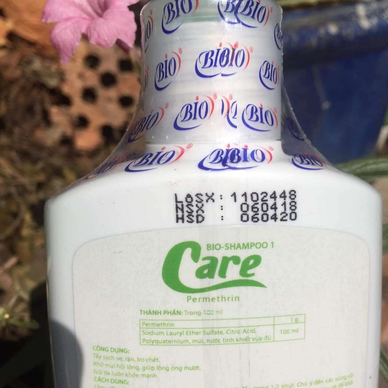 Sữa tắm Bio 200 ml đặc trị ve rận bọ chét