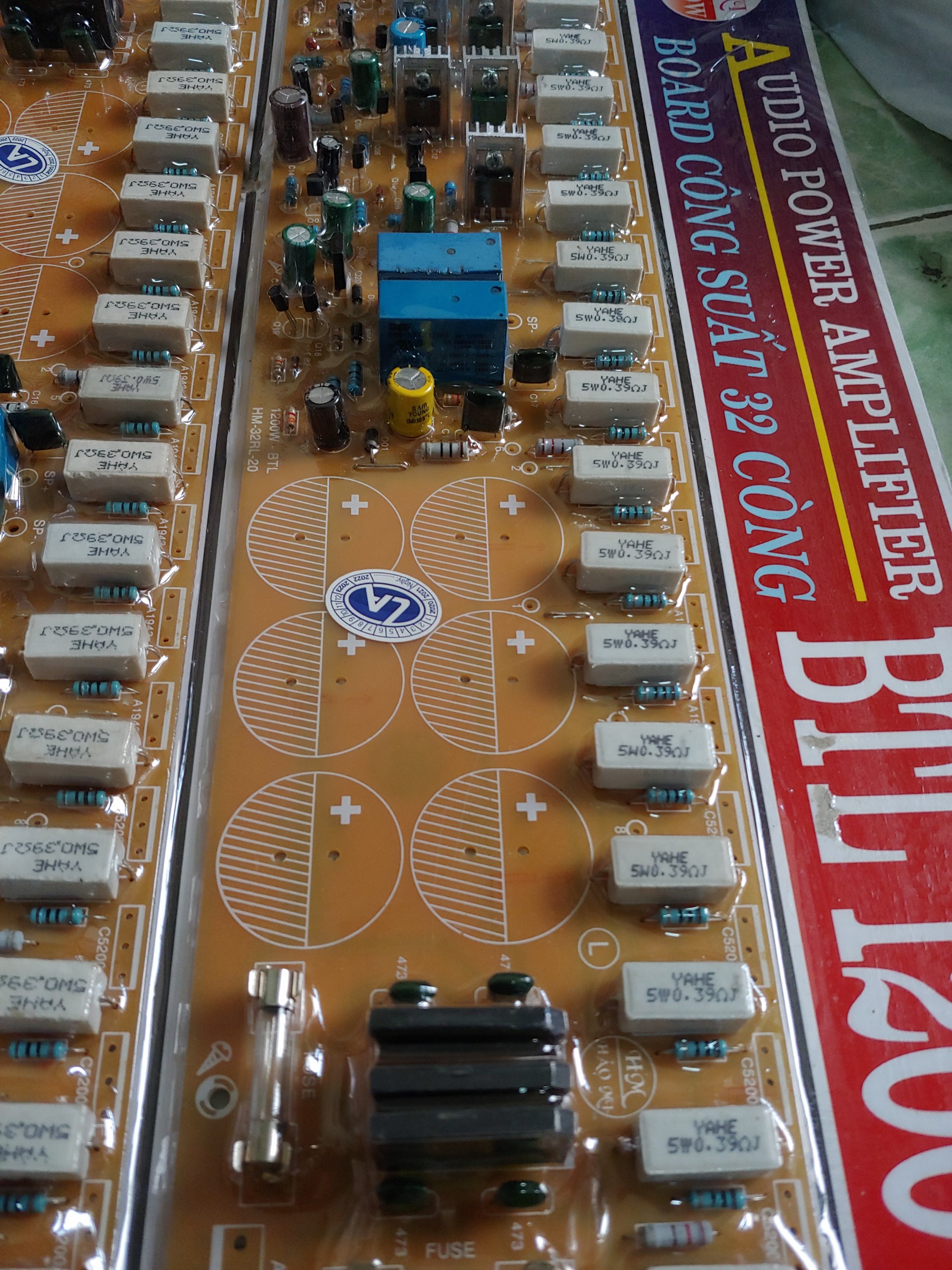 mạch công suất đẩy 32 sò công suất cao