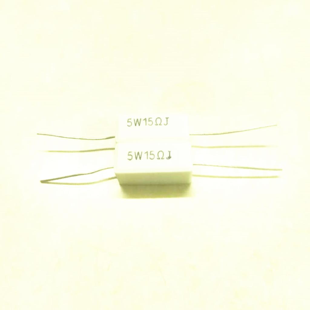 Điện trở sứ 5w15ohm 5 cái