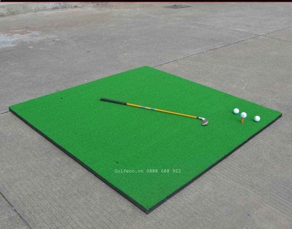 THẢM SWING GOLF MAT- THẢM PHÁT GOLF 1,5x1,5m ( Tặng 2 tee cao su)