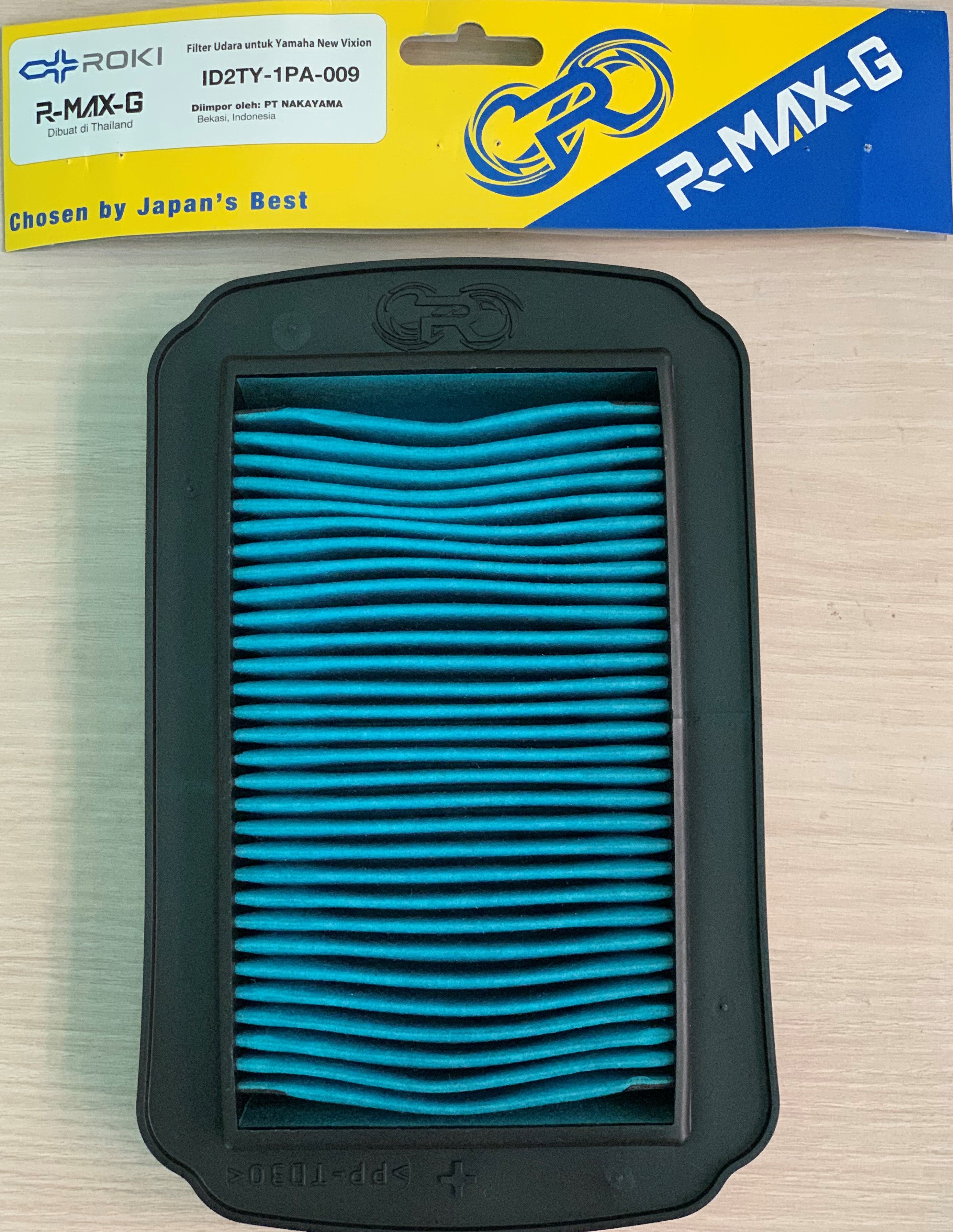(Phụ kiện xe máy) Lọc gió R-MAX-G của ROKI JAPAN cho xe YAMAHA  FZ150i 2007-2018, V-Ixion mới, YZF R15 V2