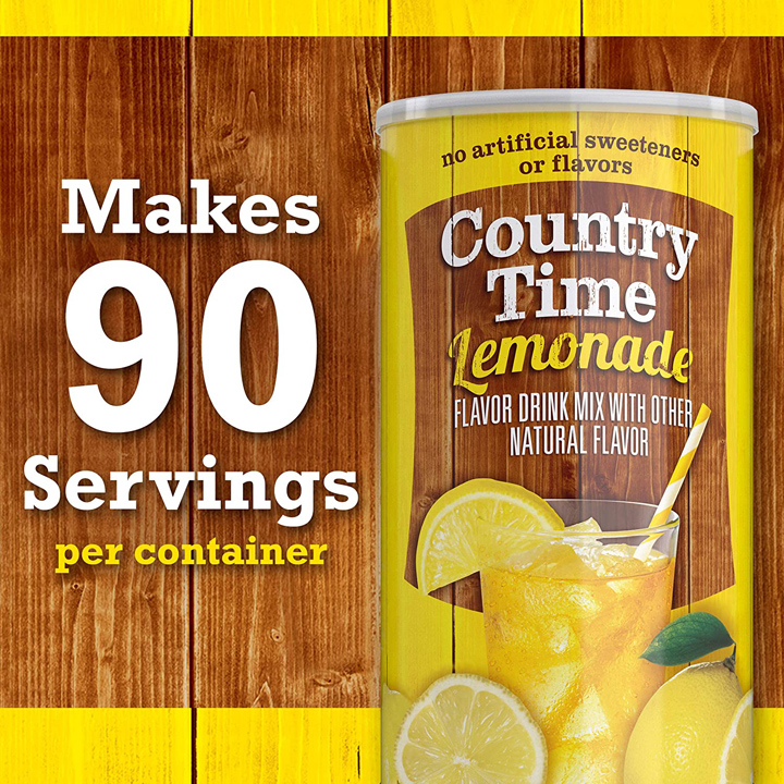 Bột Pha Nước Chanh Country Time Lemonade 2.33kg Mỹ
