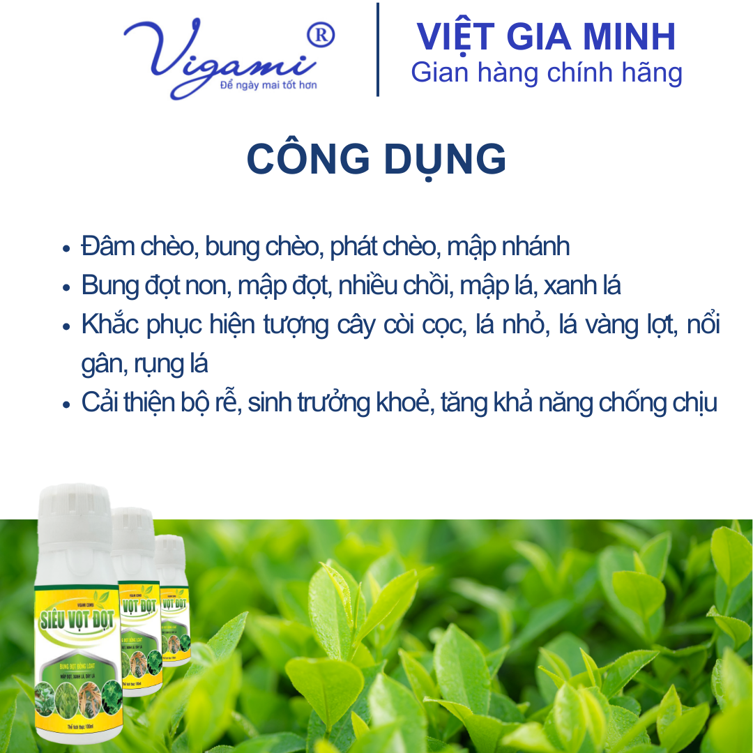 Phân bón VIGAMI COMBI siêu vọt đọt 100ML