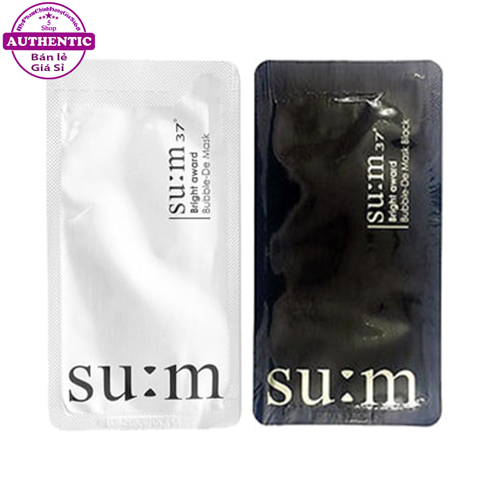 Mặt Nạ Sủi Bọt SUM37 LÊN MEN Thải Độc Trắng Da KOREA