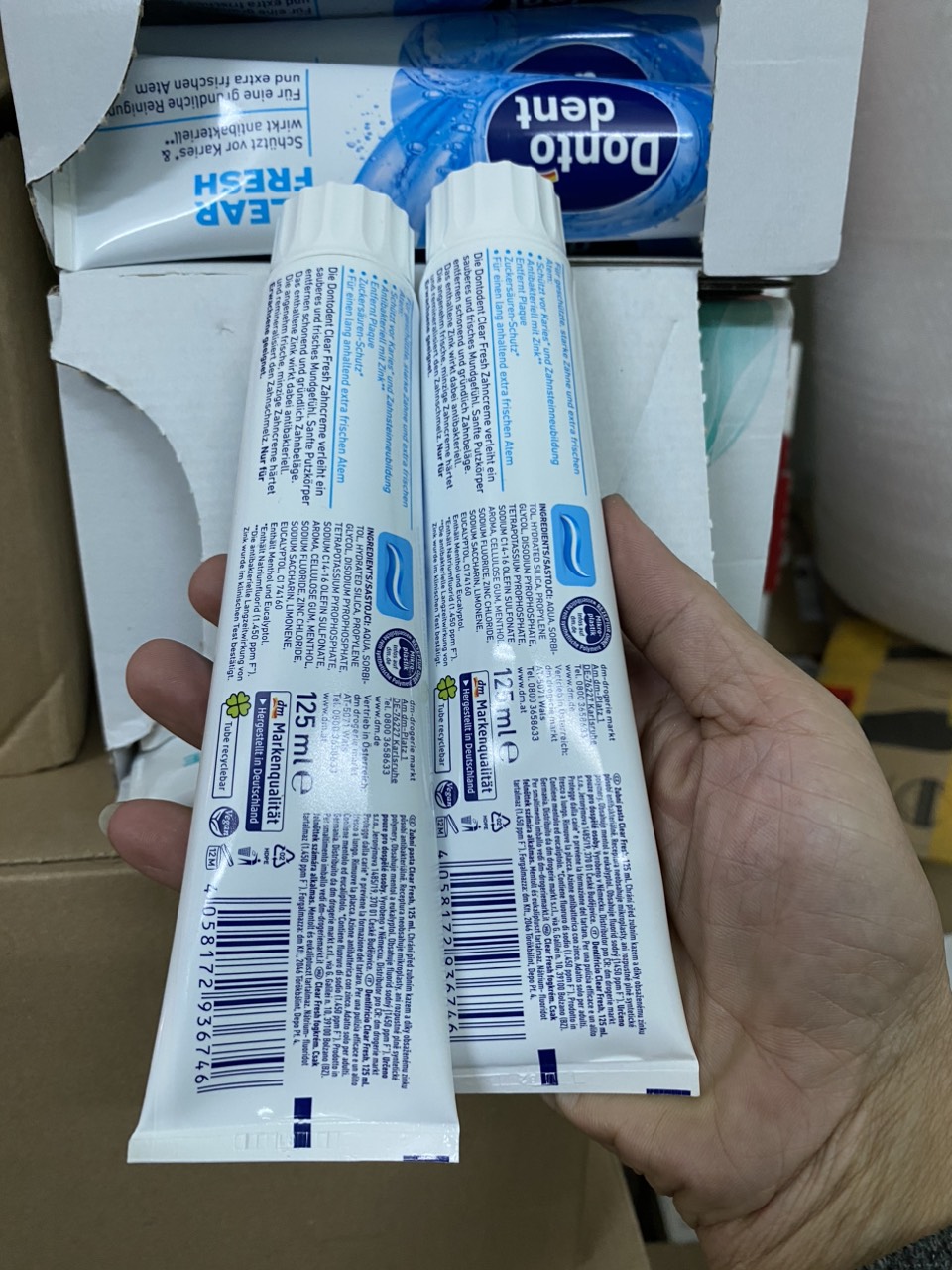 Kem Đánh Răng Dontodent Hơi Thở Thơm Mát, 125 ml