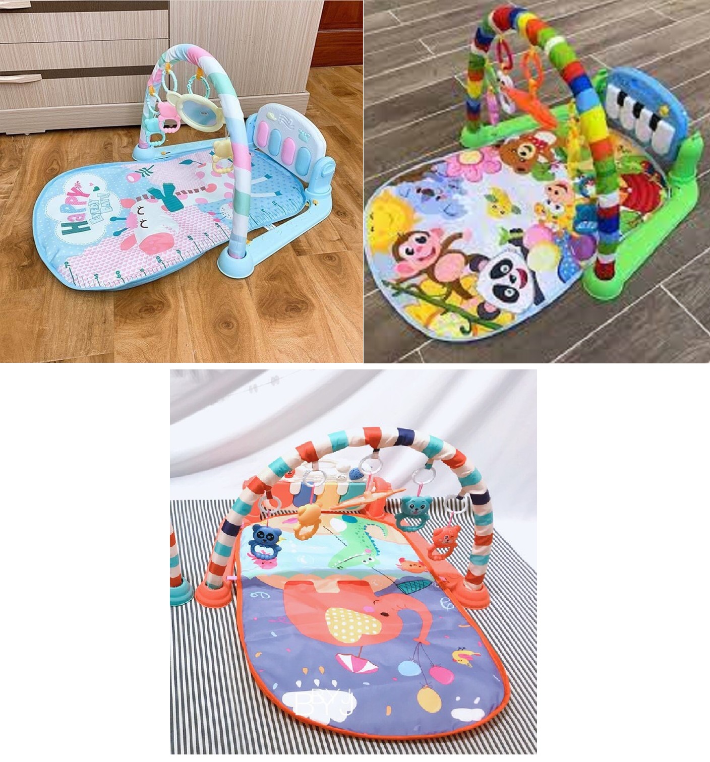 Music carpet lying play with music for baby high-grade