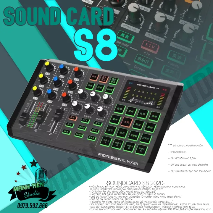 Soundcard Thu Am Zansong S8 Tich Há»£p Bluetooth Autotune Thu Am Chuyen Nghiá»‡p Idol Cc Talk Bigo Livestream Ban Hang Onl Streamer Cho Ra Tiáº¿ng Sang Va Trong Lazada Vn