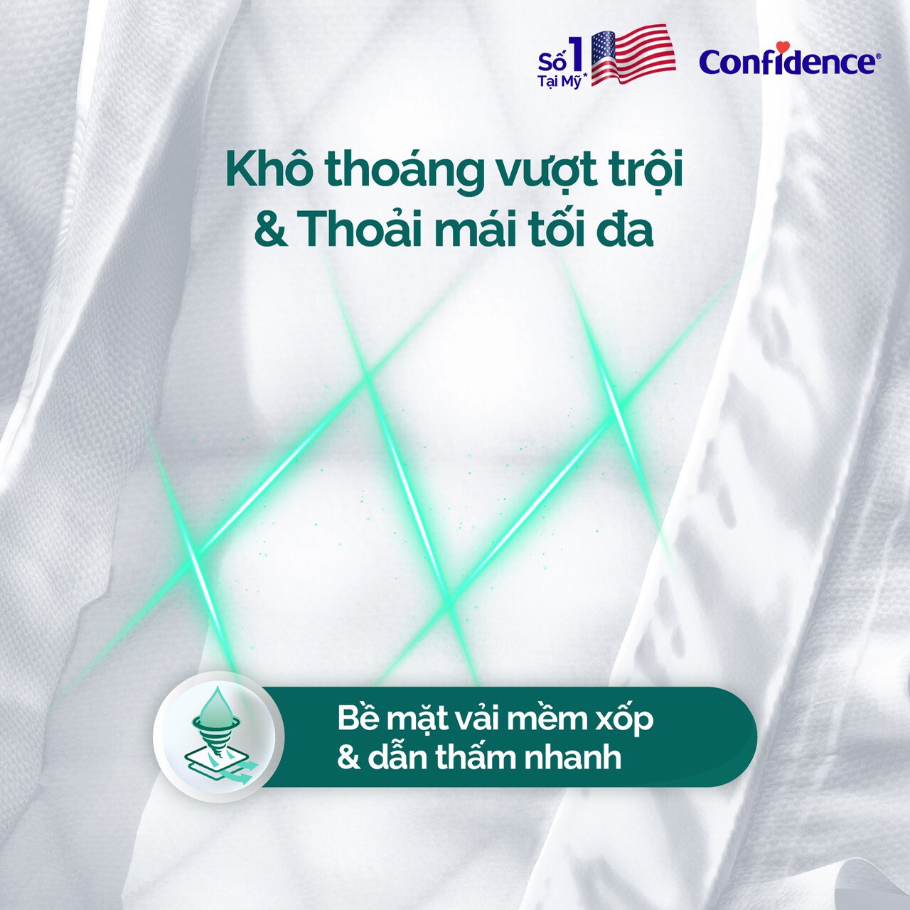 Tã dán Người Lớn Confidence Classic Day size M/L 15 miếng [HÃNG TÃ HUGGIES]