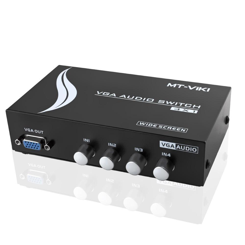 Bộ gộp vga 4 vào 1 ra mt- viki - 4 máy tính dùng 1 màn hình