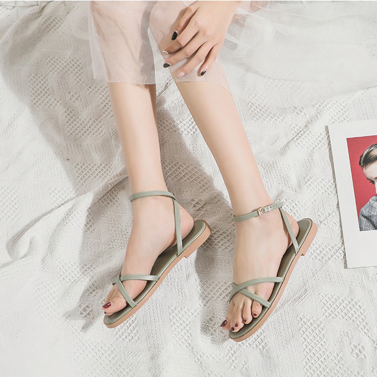 Giày sandal 2 quai chéo chéo gót SD-0257 Mys Strore