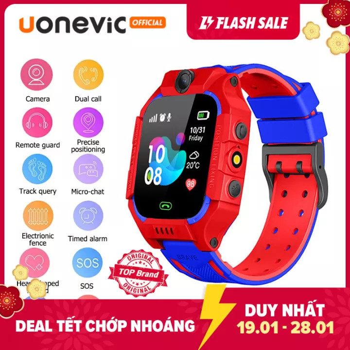 { ĐỊNH VỊ TRẺ EM } Đồng Hồ Định Vị Trẻ Em Q12, Đồng Hồ Thông Minh Giám Sat Trẻ Em Chống Nước Q12 , Nghe Gọi 2 Chiều, Gọi Khẩn Cấp SOS, Đồng Hồ Thông Minh giao diện tiếng việt- Chống Nước I67 ( BẢO HÀNH 12 THÁNG )