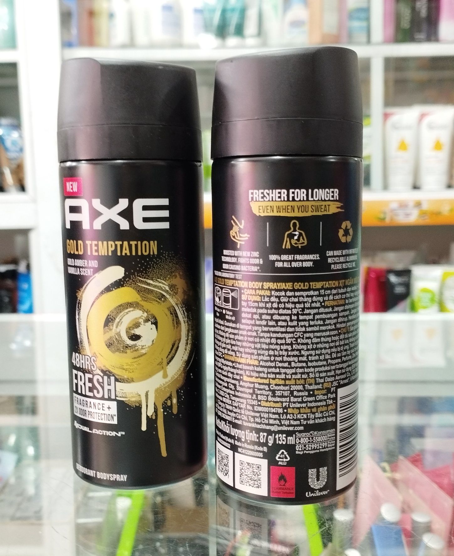 Xịt khử mùi AXE Gold Temptation 135ml