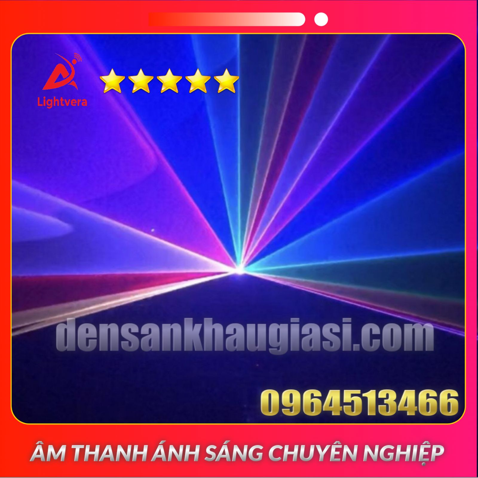 Đèn Laser Quét Tia RGB 500