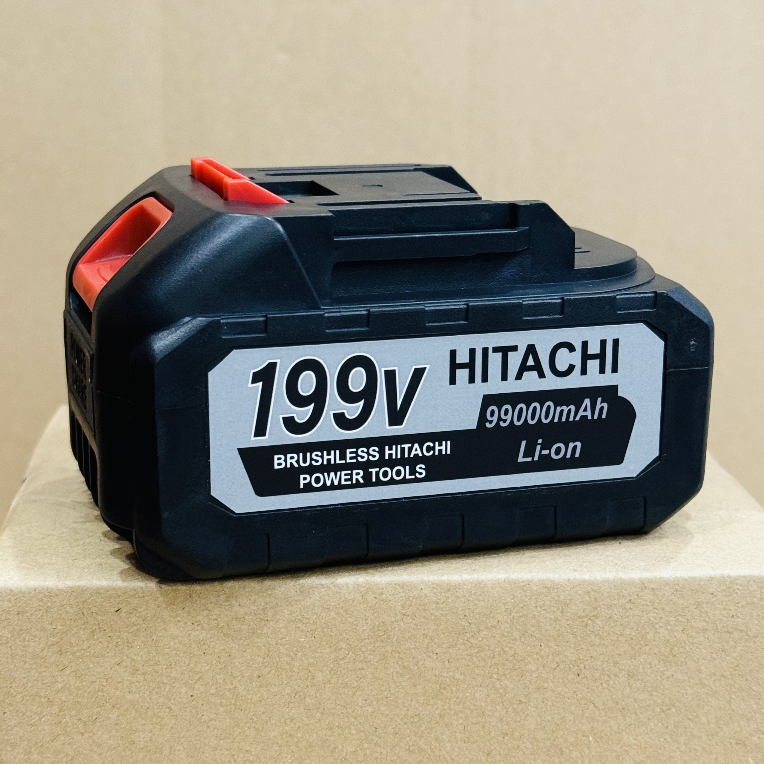 Pin sạc 199V Hitachi dung lượng 45000mAh, Chân pin phổ thông, Pin máy khoan, máy mài, máy siết bulong, máy rửa xe..