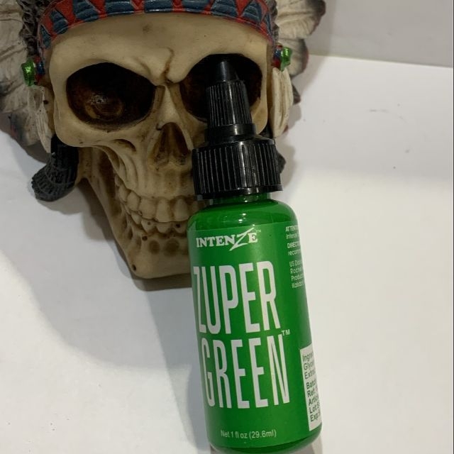 Mực xăm Intenze Zuper Green 30ml