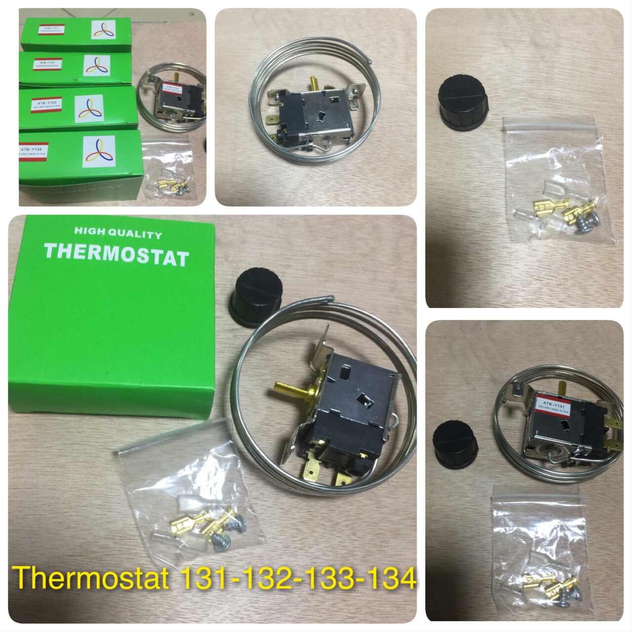 Cảm biến nhiệt độ - bộ số THERMOSTAT tủ lạnh 134 - 133 - 132 - 131 (chọn đúng loại khi đặt hàng) - TL-thermostat