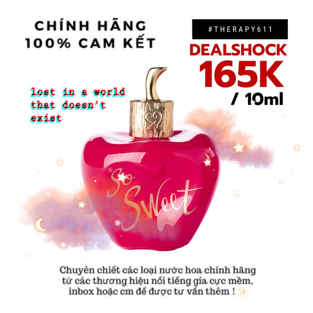 Nước hoa nữ lolita lempicka so sweet edp 5ml/10ml/20ml✨:..