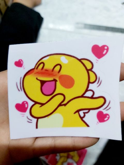Combo 1 Tem Sticker Khủng Long 2 Cute Giá Rẻ