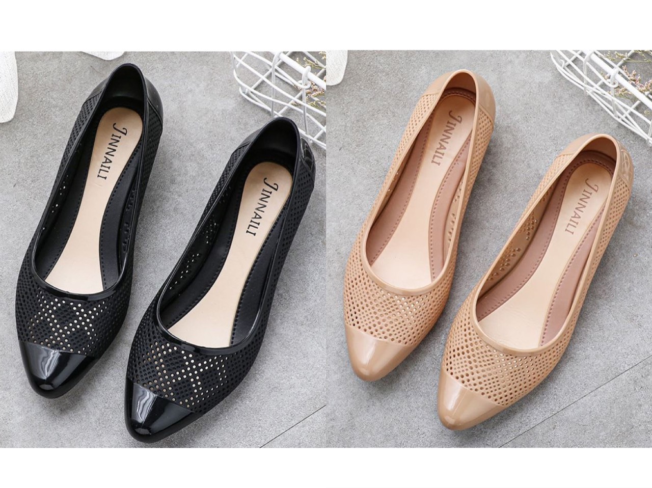 [HCM]GIÀY NHỰA NỮ ĐI MƯA CAO 3CM