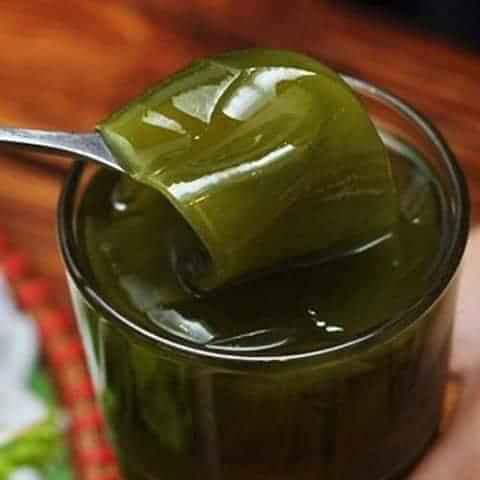 bột thạch găng xanh thơm ngon không chua(tặng vôi)