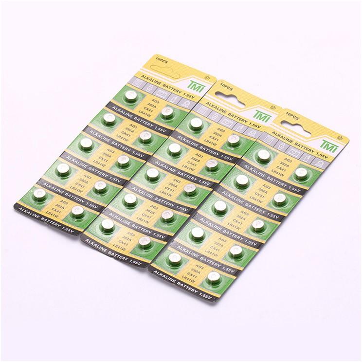 Vỉ 10 viên pin cúc áo LR41 AG3