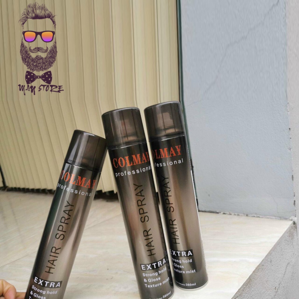 Gôm Xịt Tạo Kiểu Tóc COLMAV - 360ml