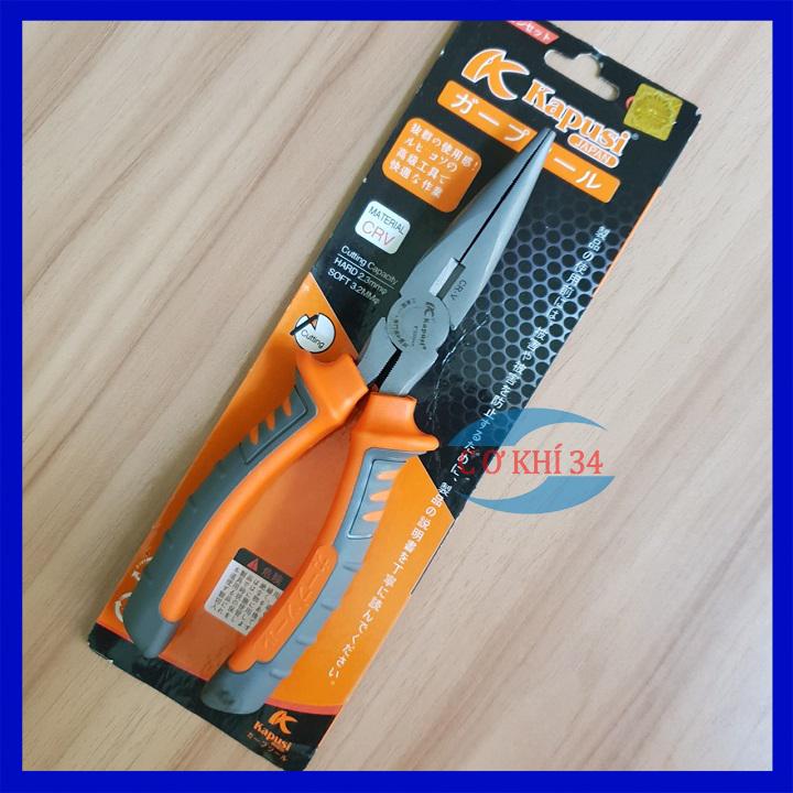 Kìm mỏ nhọn KAPUSI 8 inch Nhật