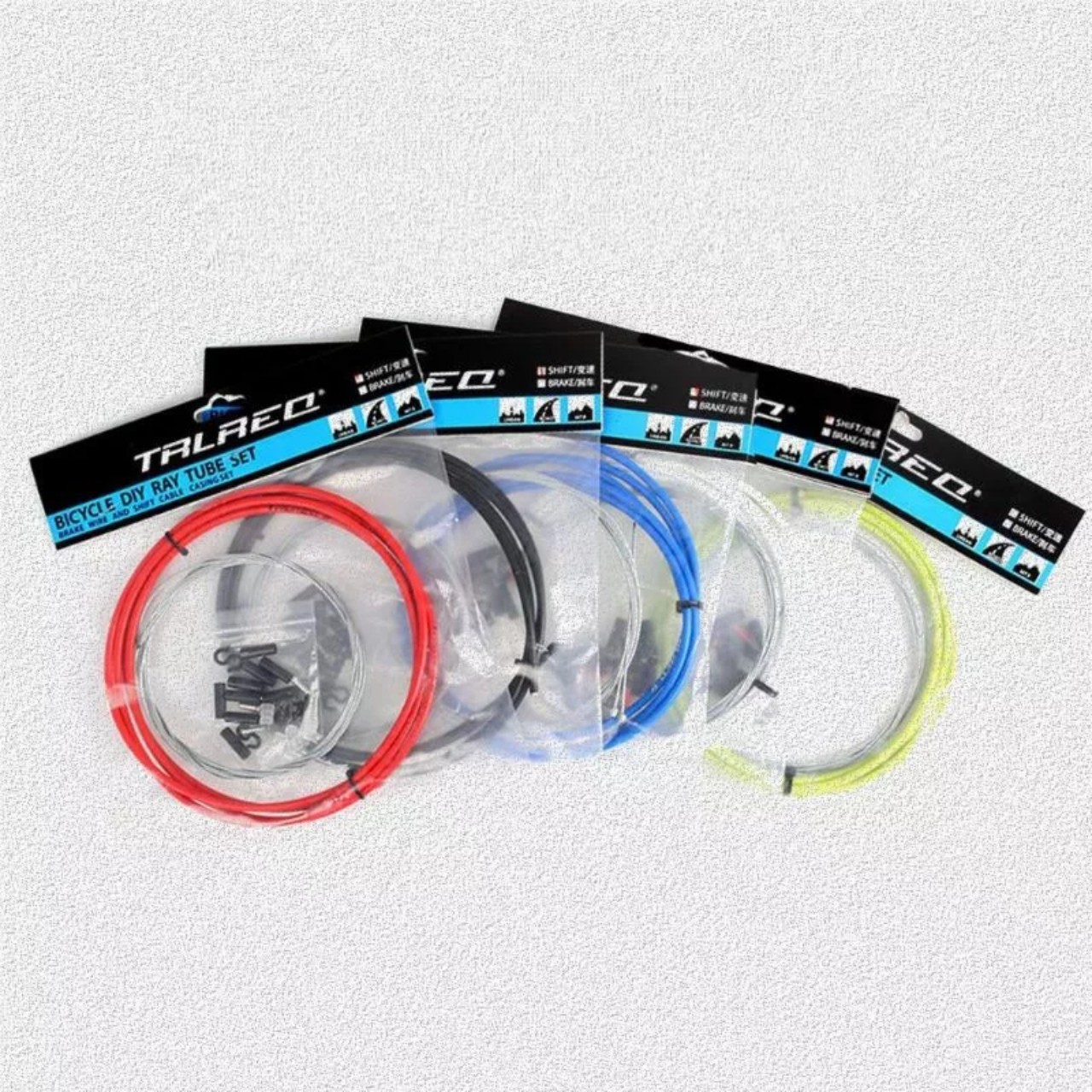 Bộ vỏ ruột dây đề dây phanh xe đạp TRLREQ