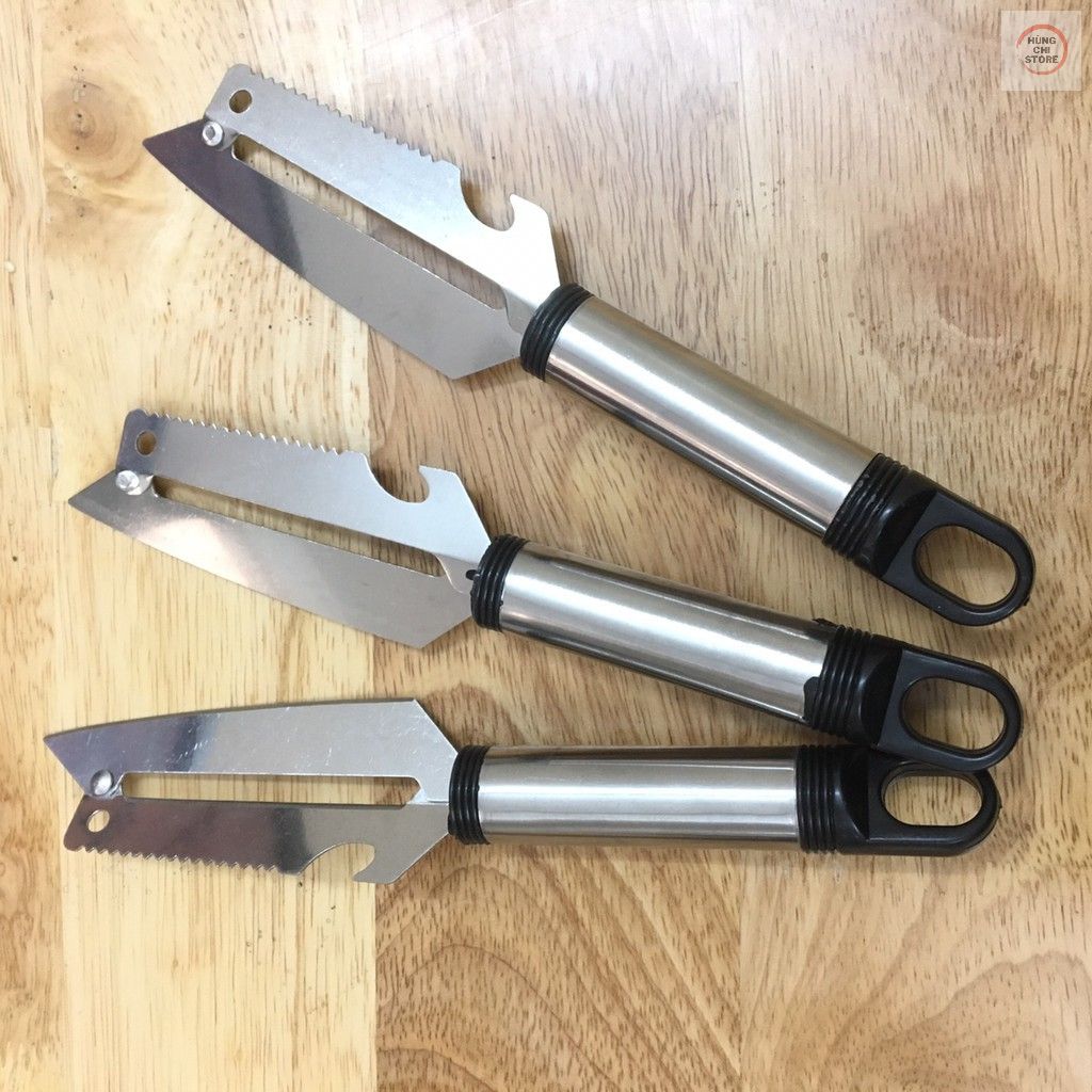 💚 CON DAO GỌT CỦ QUẢ INOX 2 LƯỠI ĐA NĂNG