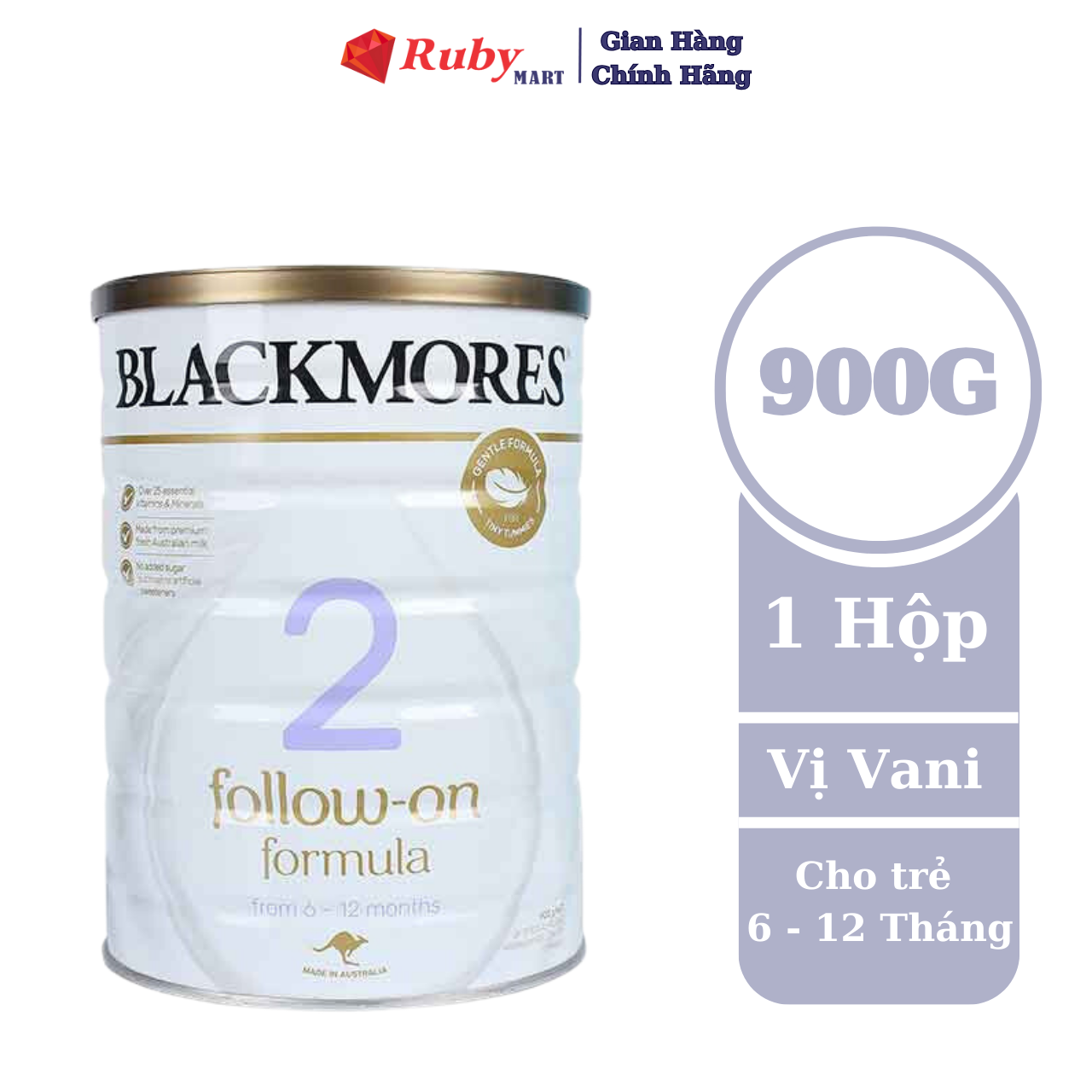 Australian Blackmores milk powder 2 cans 900g