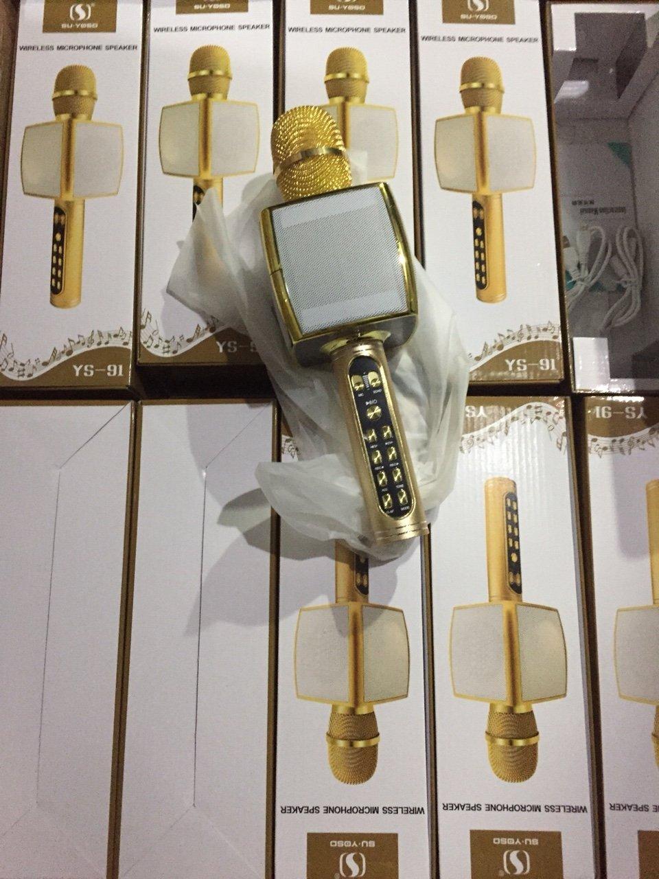 Micro karaoke bluetooth YS91 Âm Thanh Chuẩn Cực Hút