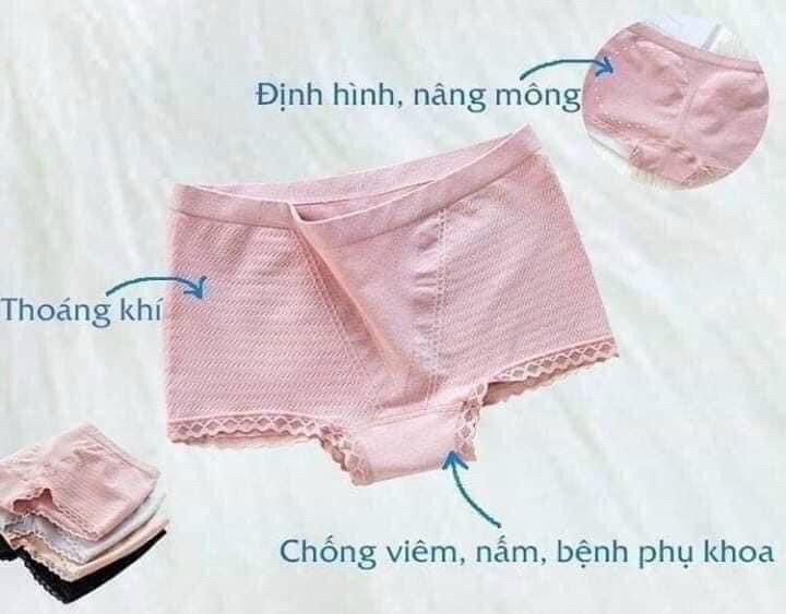 Combo 5 quần lót đùi siêu kháng khuẩn