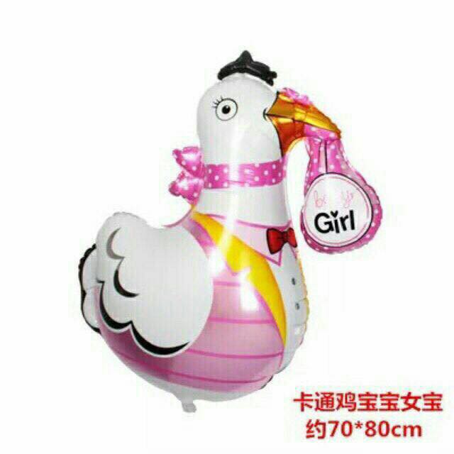 Bóng hình gà size to đại 80cm