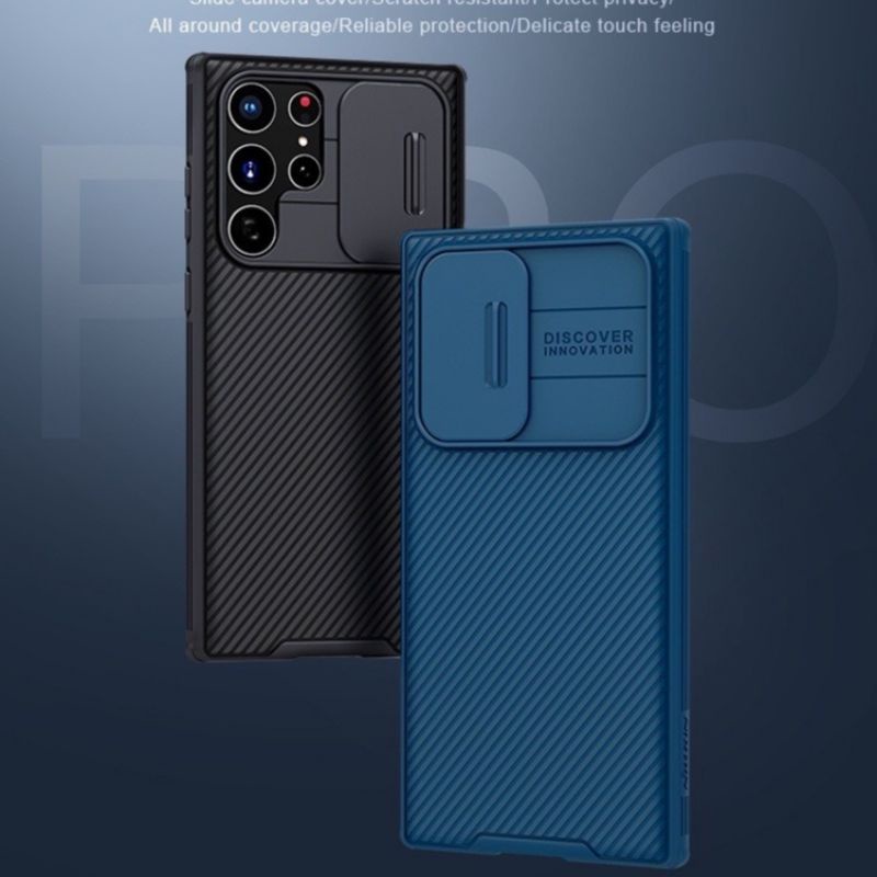 Ốp lưng bảo vệ camera Nillkin CamShield Pro cho S22 Plus, S22 Ultra nắp trượt che camera