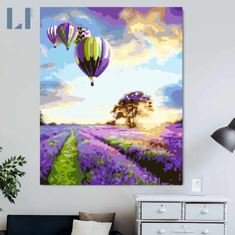 Tranh sơn dầu số hóa LIM Art – Tranh tô màu theo số Phong Cảnh Thiên Nhiên