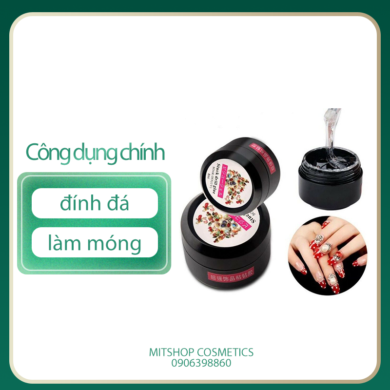 Gel đính đá trang trí nail chuyên dụng