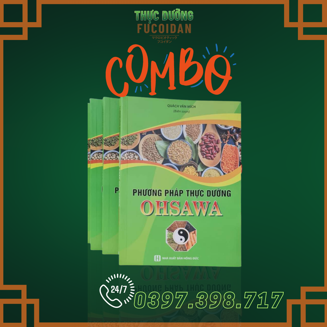 COMBO 2 Cuốn Minh Triết và Thực Dưỡng Phương Pháp OHSAWA
