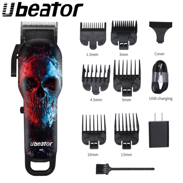 Ubeator Electric Hair Clip Thiết kế mới Máy cắt tóc mini Máy cắt râu Beard cho nam Phong cách dụng cụ không dây Dụng cụ cắt tóc cao cấp