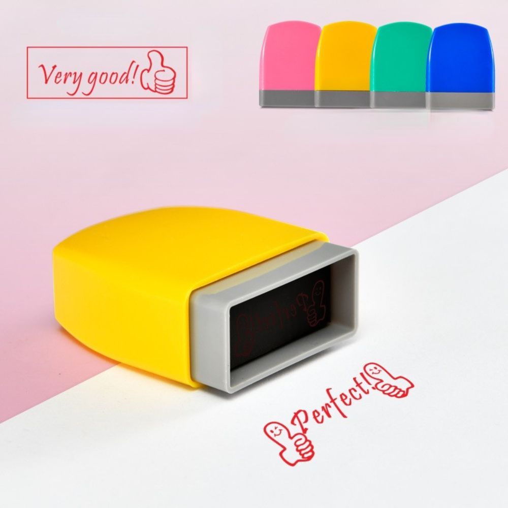 SHUI70300 Student Children Teacher Aids Elementary School Teacher Comment Tool Time Saving Encouragement Stamps Reward Stamps Performance Reviews Stamps Commentary Seals