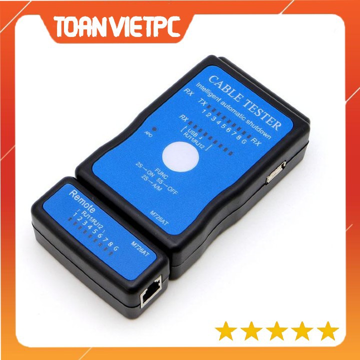 Thiết bị test cáp mạng | Hộp kiểm tra dây mạng đa năng M726AT | SY-168- Test được cả dây usb-dây máy in