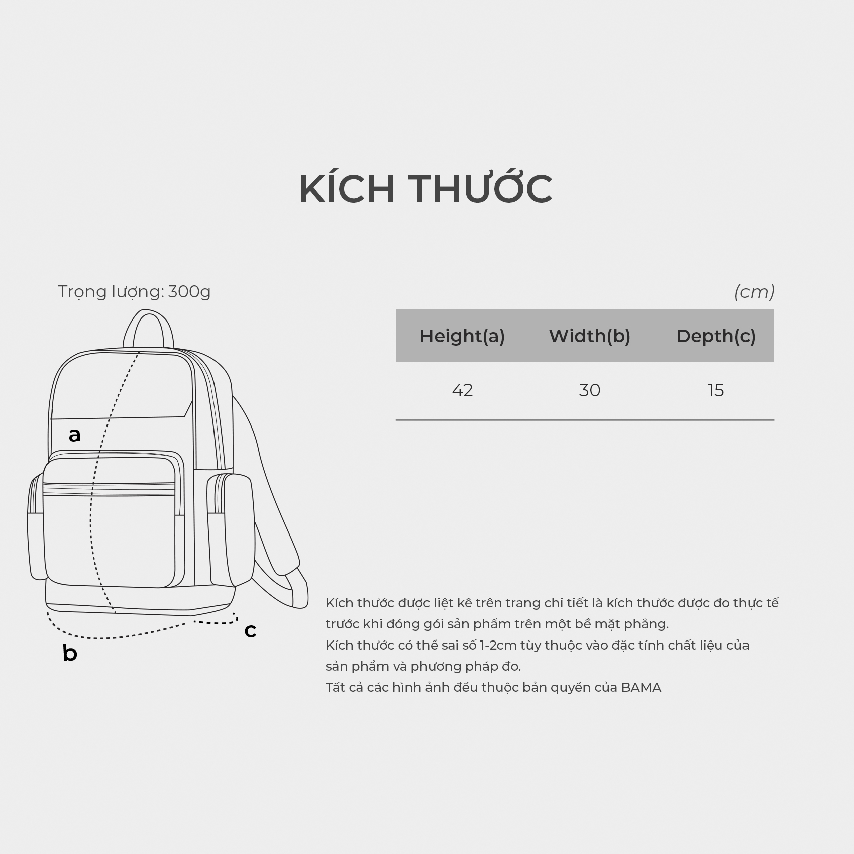 Balo BAMA Urban Backpack