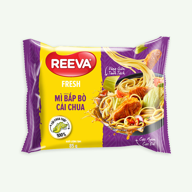 Thùng 30 gói mì reeva gói 85g - cty bát muội