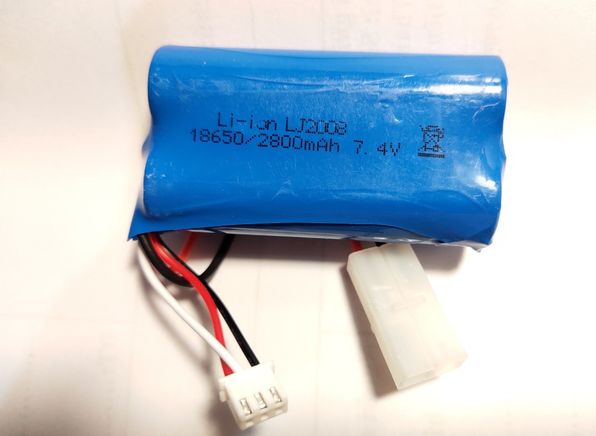 Pin sạc lion 7.4v - 2800mah độ sả 20c - cổng kết nối ket-2p - rc225