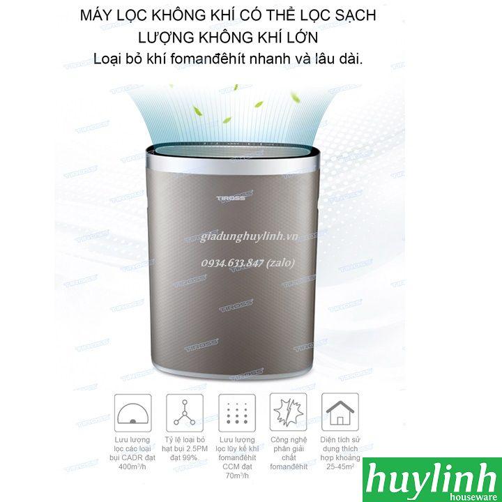 [HCM][Trả góp 0%]Máy lọc không khí Tiross TS9711 - 25 - 45m2
